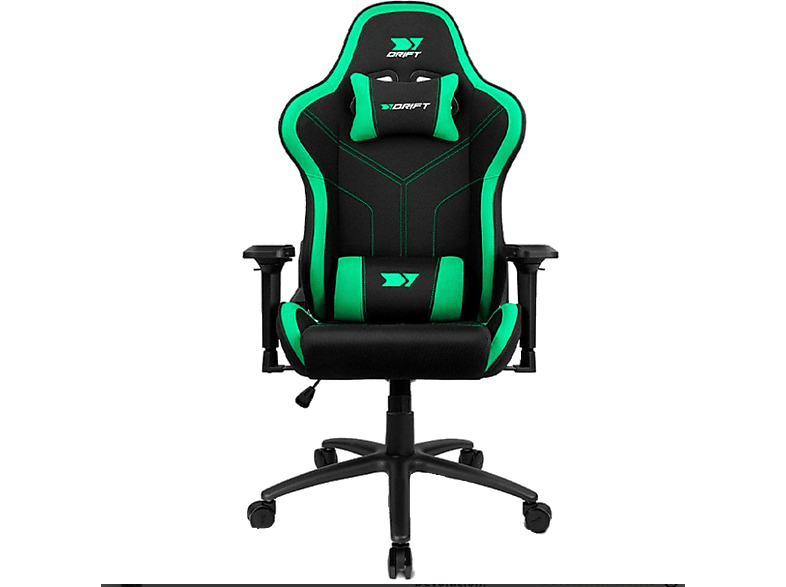 Drift gaming DR110,Tela Reposabrazos 4D Alta transpiración Hasta 150 kg Verde