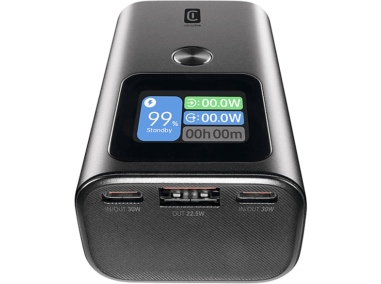 CellularLine ULTRON 10000 mAh 30W  Universal USB-C Negro
