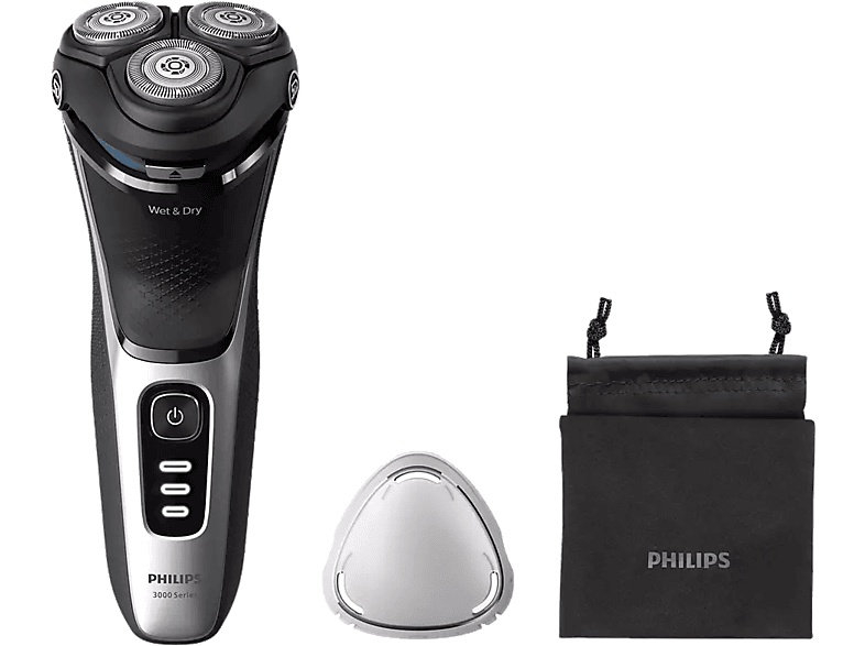 Philips S3241/12 Autonomía 60 min Cabezales flexibles En seco y húmedo PowerCut Negro