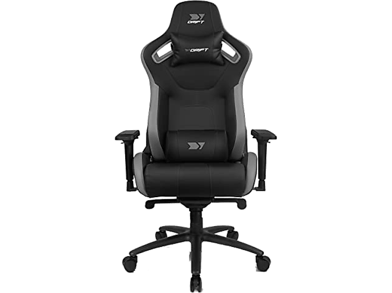 Drift DR600 Reposabrazos 4D Hasta 150 kg Cojín cervical y lumbar Reclinable Gris
