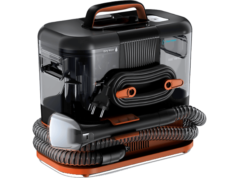 Rowenta Clean IT IN5011F0 400 W Tapicerías Quitamanchas Depósito 1.8L Portátil Ergonómico Accesorios Naranja