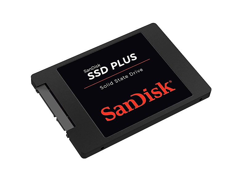 SANDISK SSD PLUS 2.5 Hasta 545 MB/s lectura 515 MB/s escritura SATA Negro