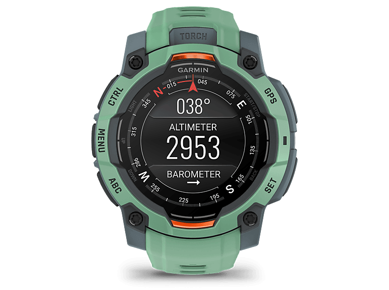Garmin Instinct 3 Verde 45mm 1.18 AMOLED Silicona 10 ATM Garmin Connect™ 18 días Autonomía