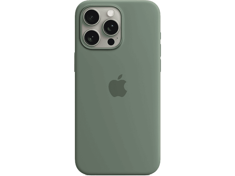 APPLE Funda de silicona con MagSafe para iPhone 15 Pro Max Ciprés