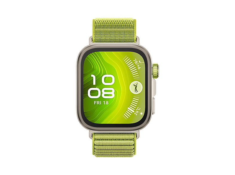 Huawei Watch Fit 4 Pro 1.82 AMOLED 10 días batería Compatible iOS - Android Correa Fluoroelastómero Verde