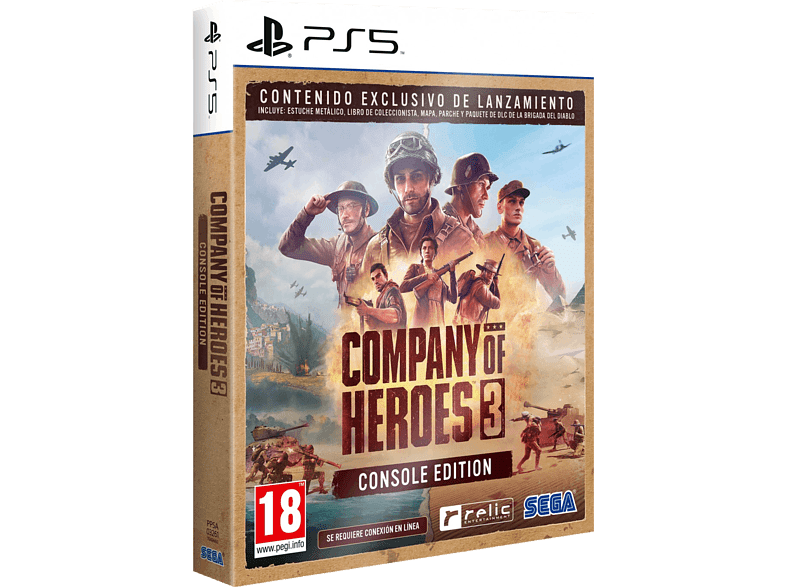 PS5 Company of Heroes 3 Edición Limitada Caja Metálica