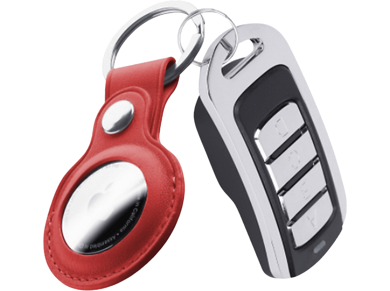 CellularLine AIRTAGCLASSR Para AirTag Polipiel Rojo