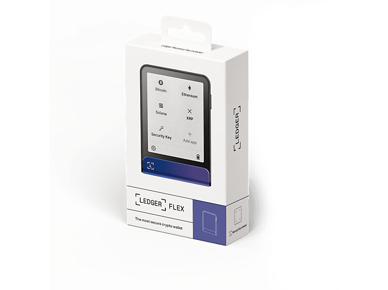 Ledger Flex™ + Recovery Key Bluetooth 1.8MB Almacenamiento Pantalla táctil de E Ink® 2.84 Azul Neptuno