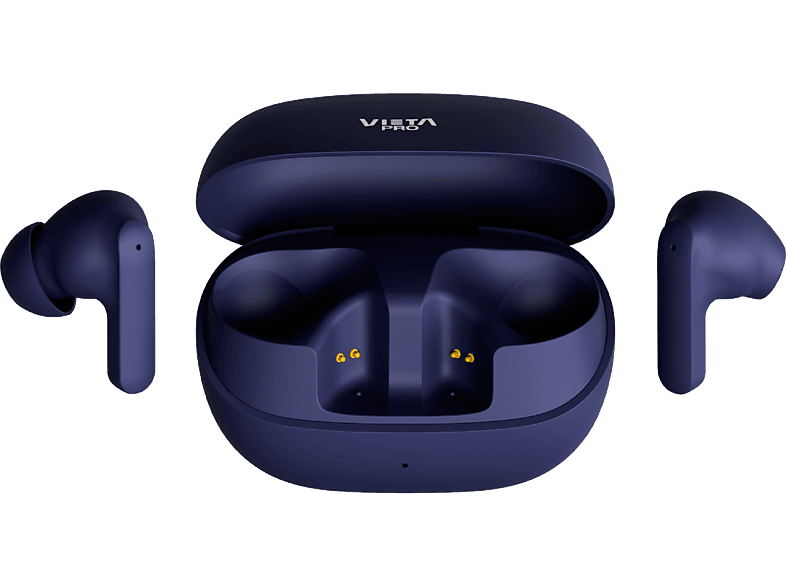Vieta Pro Dual 2 33 h Autonomía Intraurales Bluetooth USB-C Micrófono Azul