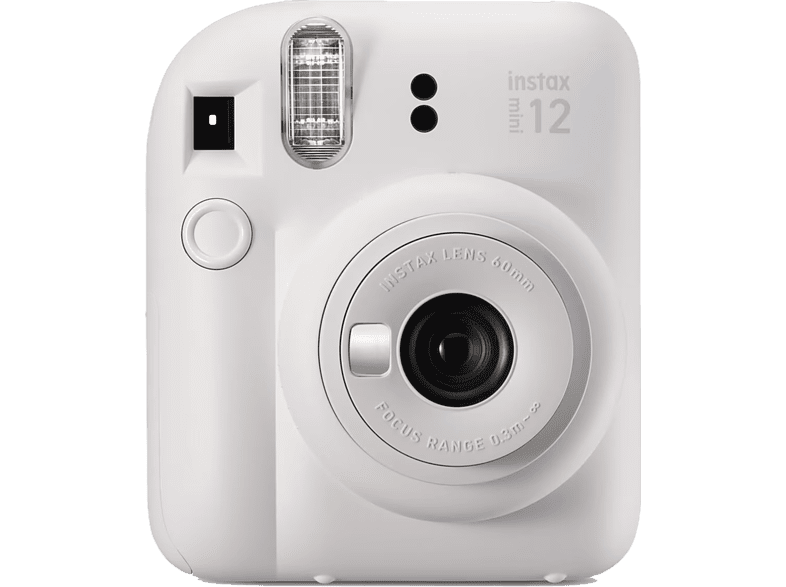Fujifilm Instax Mini 12 62× 46 mm Flash Blanco arcilla