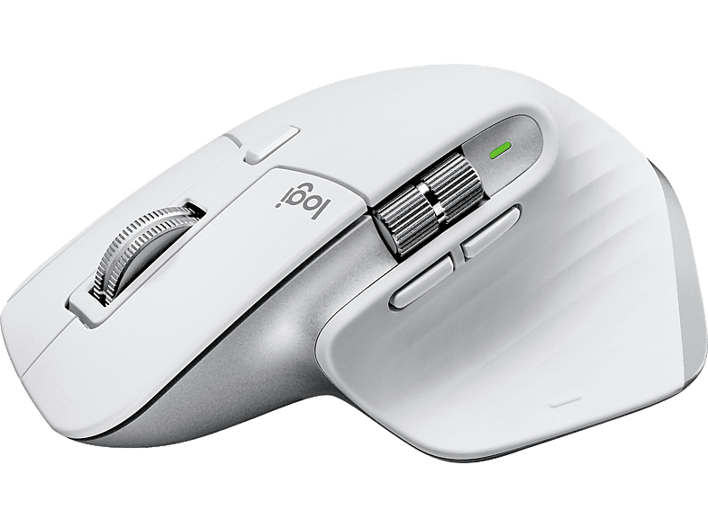 Logitech MX Master 3S para Mac Inalámbrico 8000 ppp Botones personalizables 70 días de duración de batería Blanco