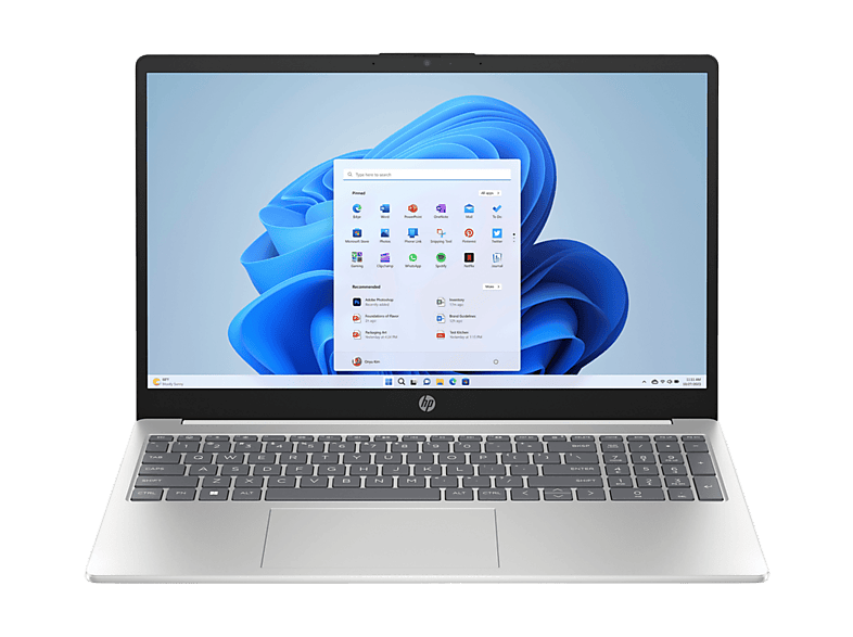 HP 15-fc0189ns 15.6 Full-HD AMD Ryzen™ 5 7520U 16 GB RAM 512 GB SSD AMD Radeon™ 610M Windows 11 Home Blanco diamante