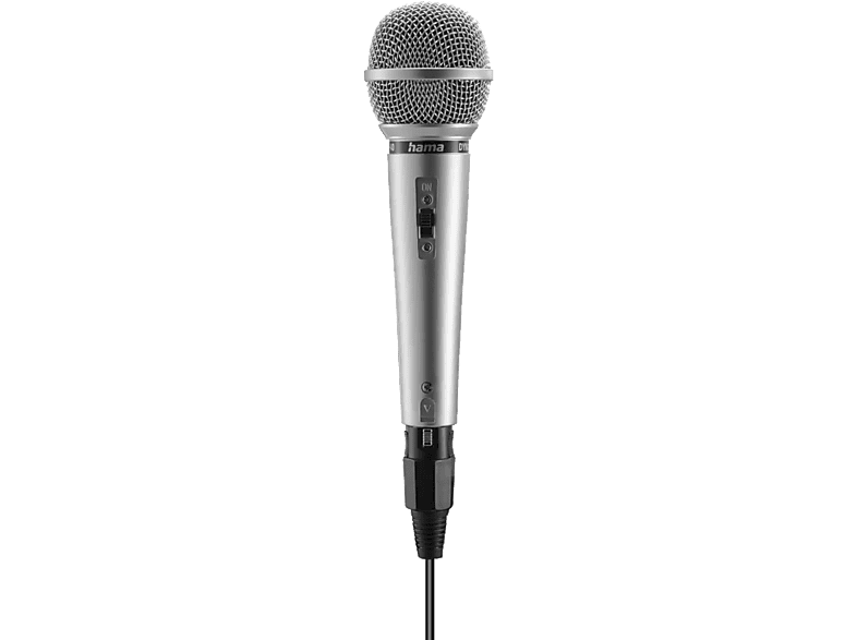 Hama Jam Star 100 Hz - 10 kHz Dinámico Cardioide Cable 3m Plata