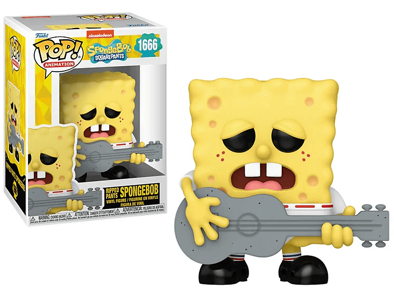 Animation: Spongebob Squarepants - Ripped Pants Spongebob 9 cm Vinilo 25 Aniversario