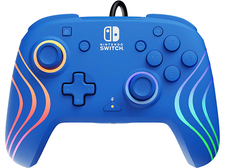 PDP Afterglow Wave Wired Controller Para Nintendo Switch Con cable Azul