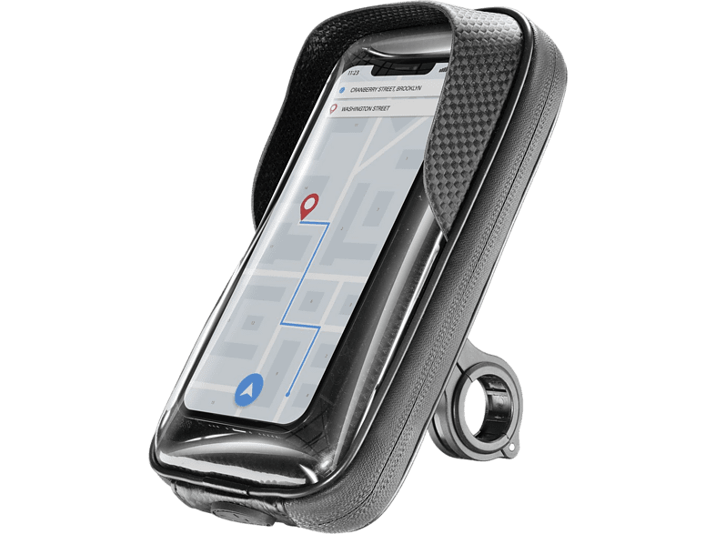 Cellular Line MOTOHOLDERCASEK Para motos Smartphones hasta 6.7 360° Negro