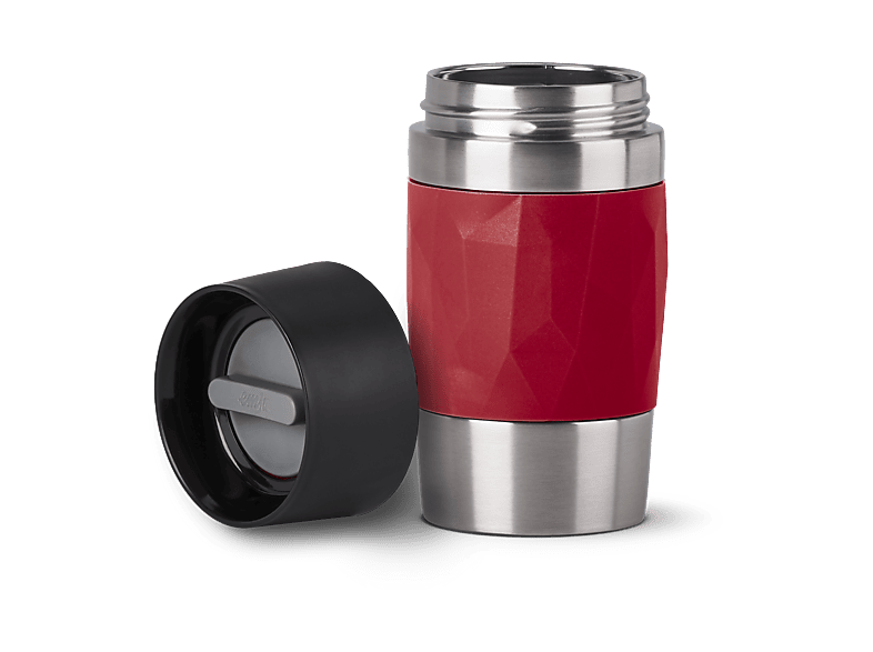 Tefal N2160410 0.3 l Funda de silicona Acero inoxidable Rojo