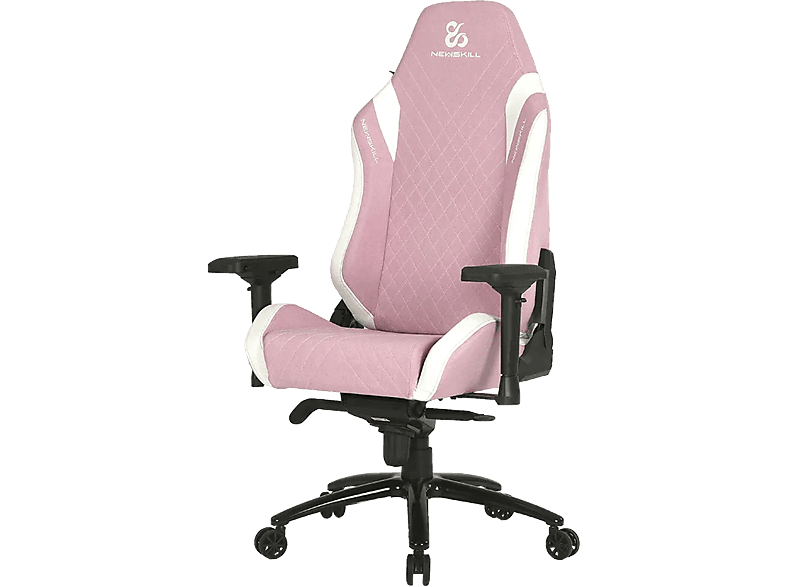 Newskill Neith Zephyr Reposabrazos 4D Hasta 150 kg Cojín cervical y lumbar Rosa