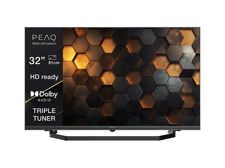 Peaq PTV 32H-5024C HD-ready Triple Tuner Dolby Audio Negro