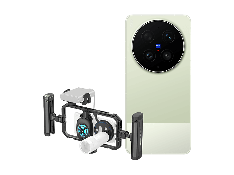 vivo Bundle X300 Ultra Steppe Green 1TB 16GB RAM 6.82 AMOLED Snapdragon® 8 Elite Gen 5 6600 mAh +Estabilizador SmallRig Vídeo Rig Kit