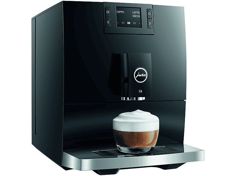 Jura C8 Piano Black 15 bar 1450 W 6 Especialidades Negro