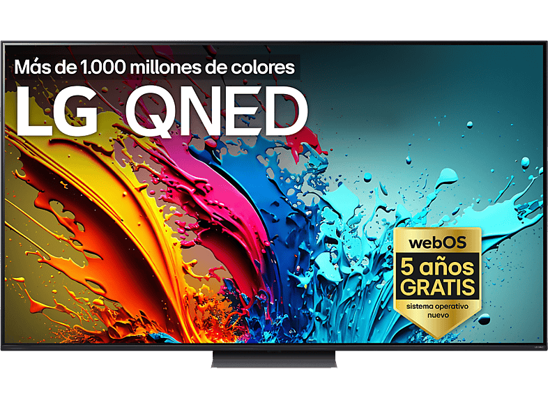 LG 65QNED86T6A UHD 4K Procesador Inteligente 4K α8 Smart TV DVB-T2 (H.265) Negro grafito