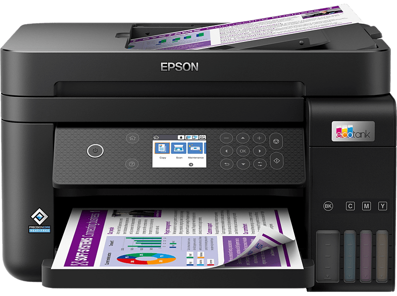 Epson EcoTank ET-3850 Inyección tinta 33 ppm B/N 15 ppm Color 250 hojas Negro