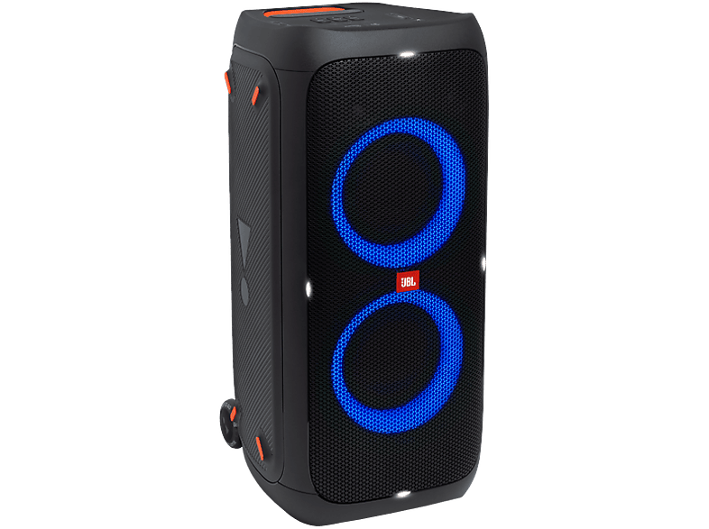 JBL PartyBox 310 Portátil para fiestas Asa telescópica y ruedas BT Resistente salpicaduras Aut 18h 240W Negro