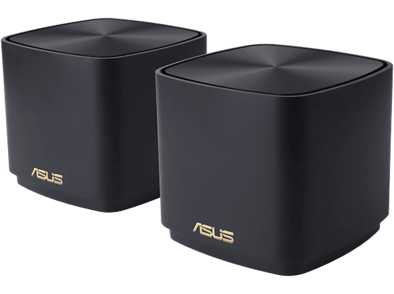 ASUS XD4 PLUS W-3-PK 2 pack 1.8 Gbit/s WiFi 6 Hasta 446 m² MU-MIMO Negro