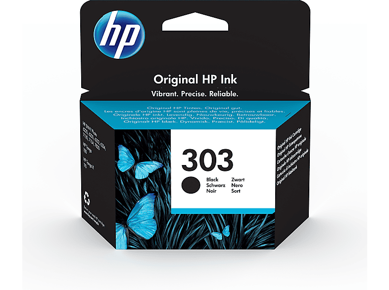 HP T6N02AE Original 303 Negro 200 Páginas