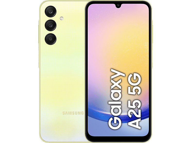 Samsung Galaxy A25 5G Amarillo 128GB 6GB RAM 6.5 FHD+ Exynos 1280 Octa-Core 5000mAh Android 14