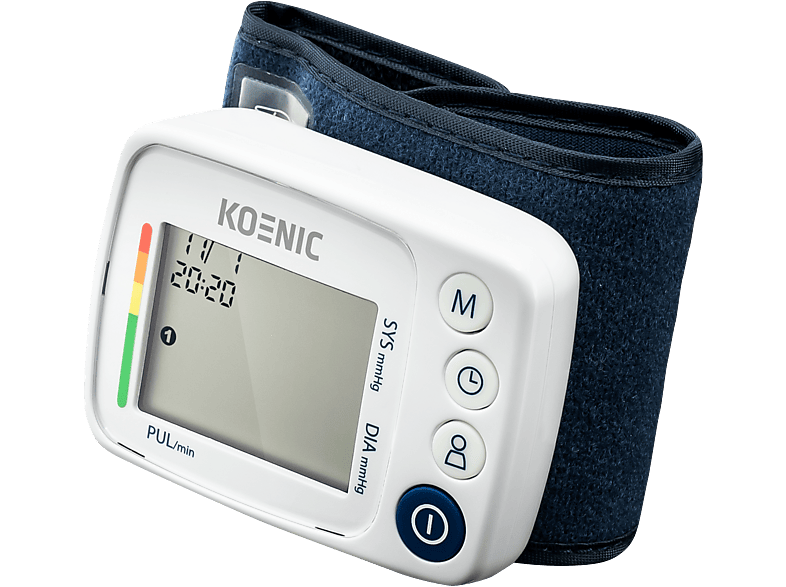Koenic KBP 1024 Fácil lectura Para muñeca Pantalla LCD Blanco