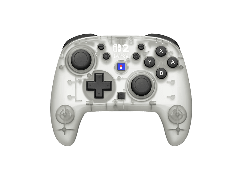 Hori Horipad Turbo Compatible con Nintendo Switch 2 Inalámbrica Palancas analógicas TMR Función Turbo 10h Blanco hielo