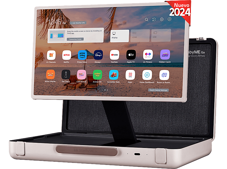 LG Stanbyme Go 27LX5QKNA Full-HD Procesador Inteligente α7  4K Gen5 Smart TV Aluminio