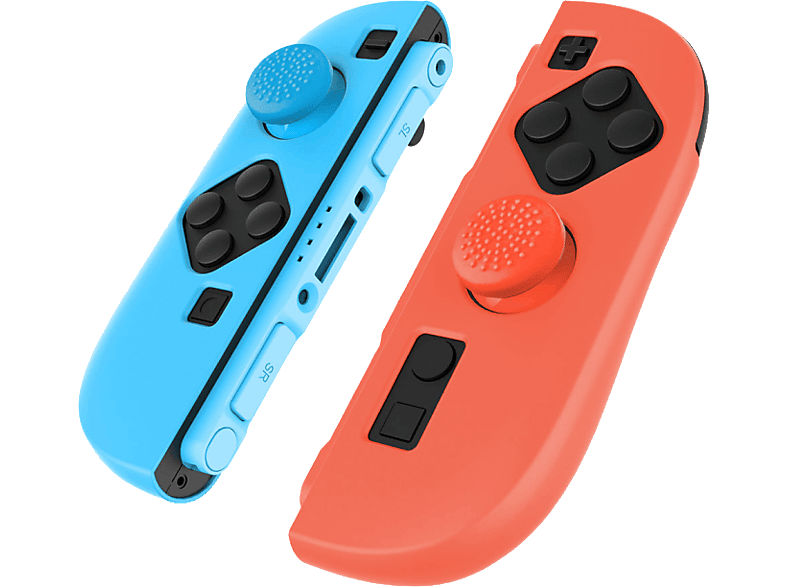 Ardistel Blackfire Silicone Sleeve Gamer Kit 2 fundas Para Joy-Con 2 de Nintendo Switch 2 Azul y Rojo