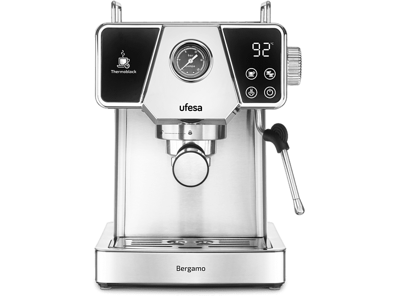 Ufesa Bergamo 20 bar 1350 W 1.8 l 2 cafés Inox