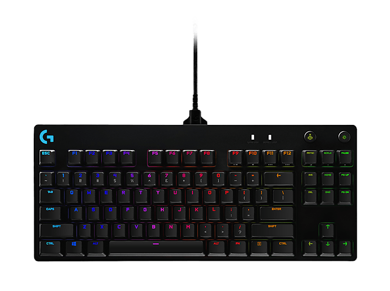 Logitech G PRO Con Cable Retroiluminación 12 teclas programables USB Negro