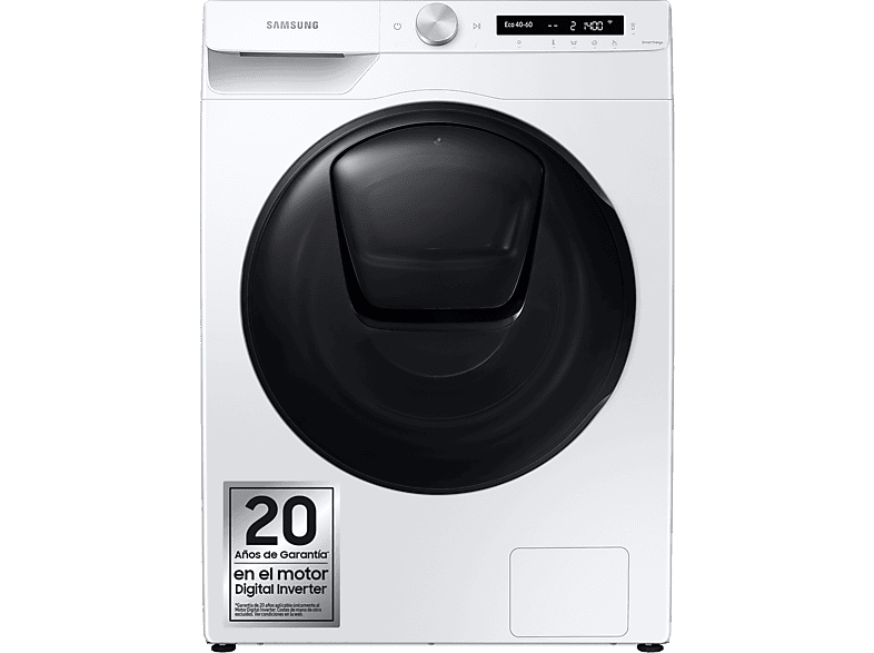 Samsung WD80T554DBW/S3 8kg 5 Kg 1400 rpm AddWash IA con SmartThings™ Blanco
