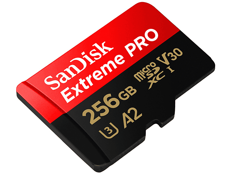 SanDisk Extreme PRO 256GB Hasta 200 MB/s UHS-I U3 V30 A2 4K UHD y Full HD Negro
