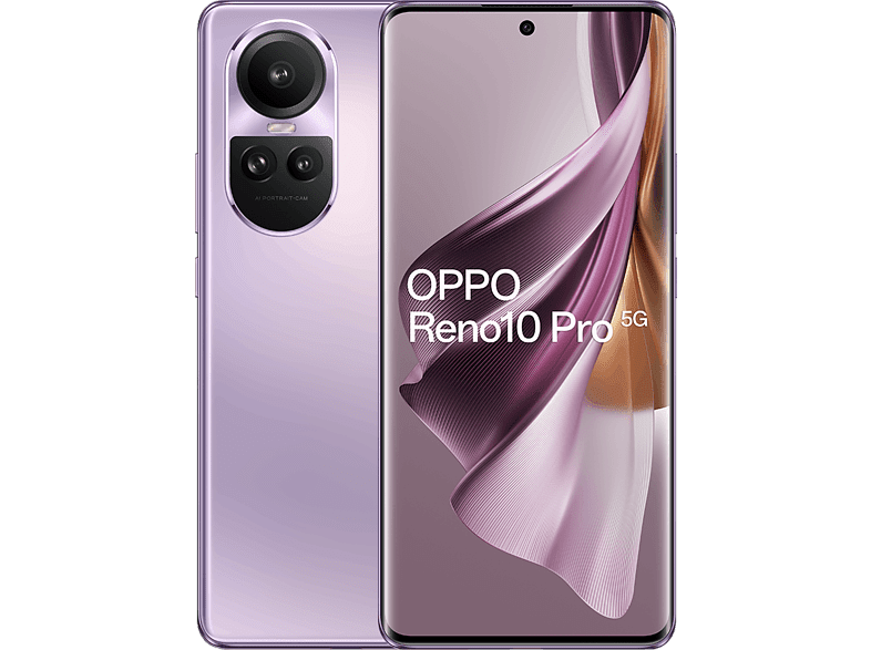 OPPO Reno10 Pro 5G Glossy Purple 256 GB 12 GB RAM 6.7 AMOLED Full HD+ Qualcomm Snapdragon™ 778G 4600 mAh Android 13