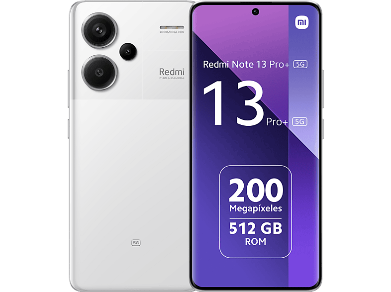 Xiaomi Redmi Note 13 Pro+ 5G Moonlight White 512 GB 12 GB RAM 6.67 AMOLED 1.5K MediaTek Dimensity 7200 5000 mAh Android