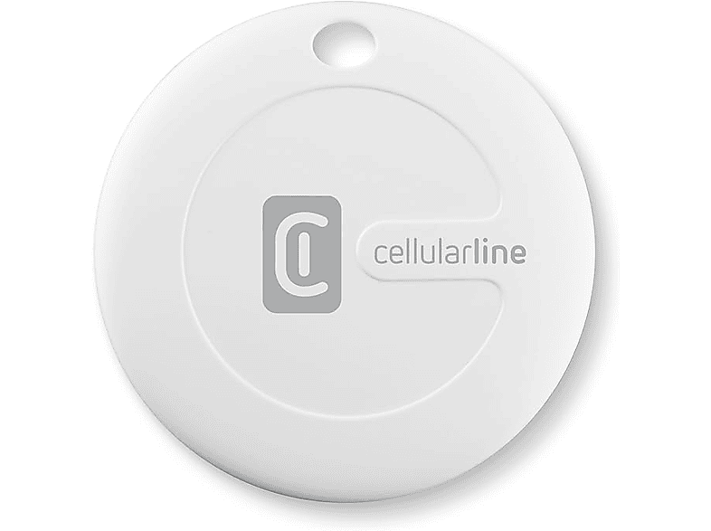 Cellularline BTTRACY1W Compatible con Apple iOS Find My 1 Unidad Batería reemplazable Resistente al agua Blanco