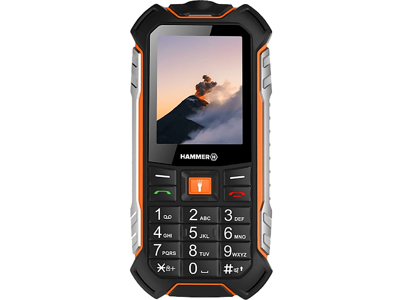 Hammer Boost 2,4/4G LTE/256GB/IP68 Pantalla 2.4 Resistente al agua Con cámara Negro