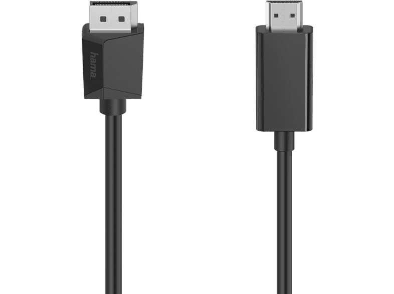 Hama 00200712 De conector DisplayPort a conector HDMI 1.5 m Negro