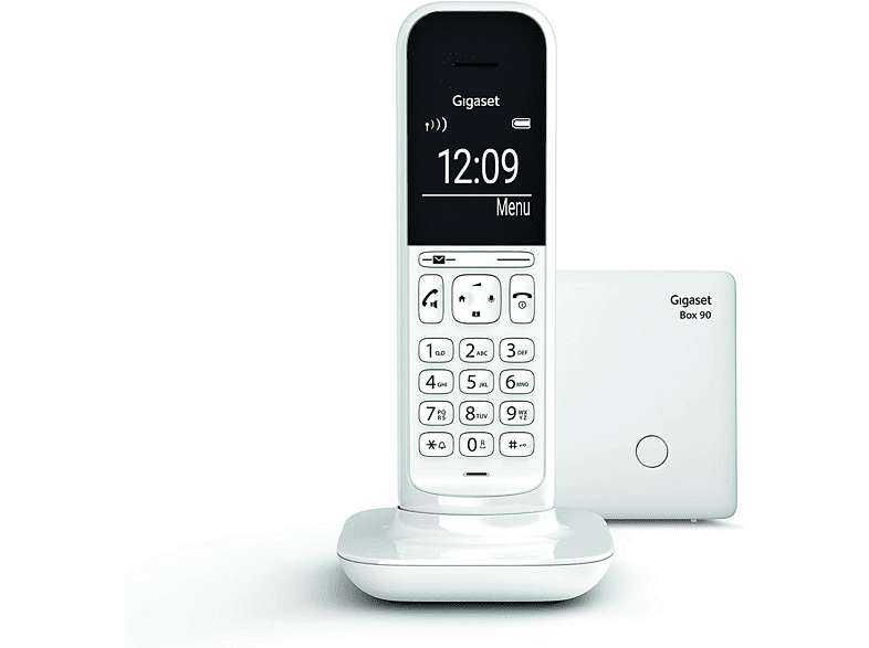 Gigaset CL390 Inalámbrico Pantalla iluminada Manos libres 150 contactos Blanco