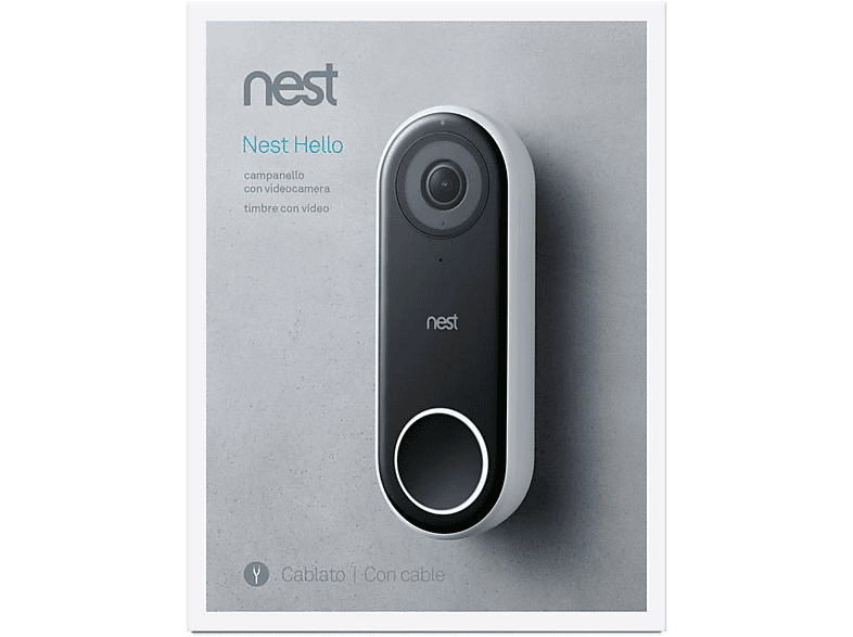 Google  Nest Hello Vídeo Doorbell Wifi Visión nocturna Infrarrojos