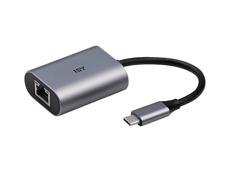 ISY IAD-1010-C 15 cm USB-C a RJ45 Ethernet 1 Gbps Plata