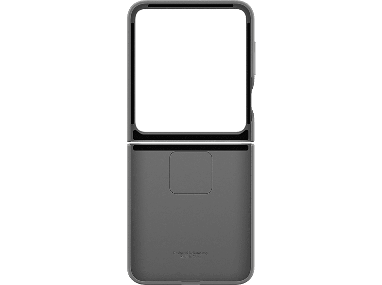 Samsung Silicone Case Para Samsung Galaxy Z Flip6 Con anillo Gray