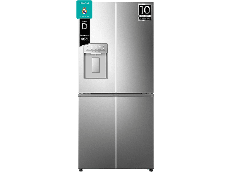 Hisense RQ5P470SYID Total No Frost 178.5 cm 483 l Wi-Fi Inverter Inox