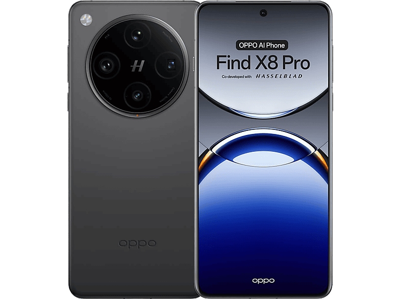 OPPO Find X8 Pro Space Black 512 GB 16 GB RAM 6.78 1.5K AMOLED ProXDR 120Hz Mediatek Dimensity 9400 5910 mAh